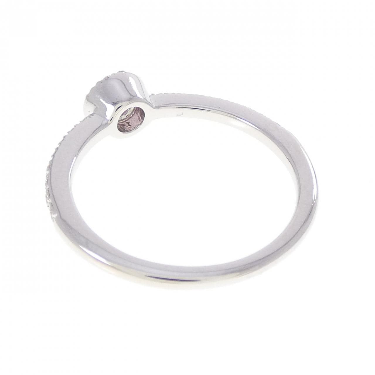 750WG ピンクダイヤモンド リング 0.103CT