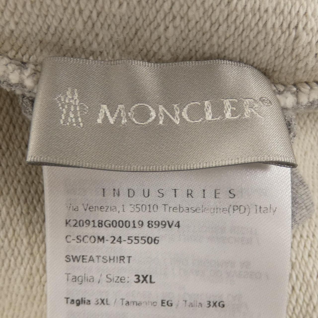 モンクレール MONCLER 20918G00019 スウェット