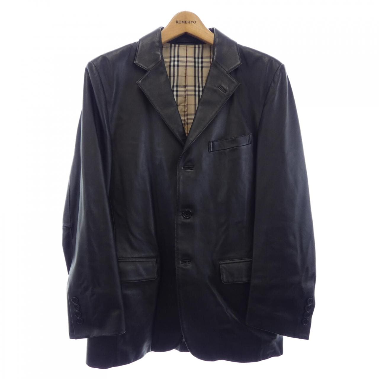 バーバリーブラックレーベル BURBERRY BLACK LABEL レザージャケット