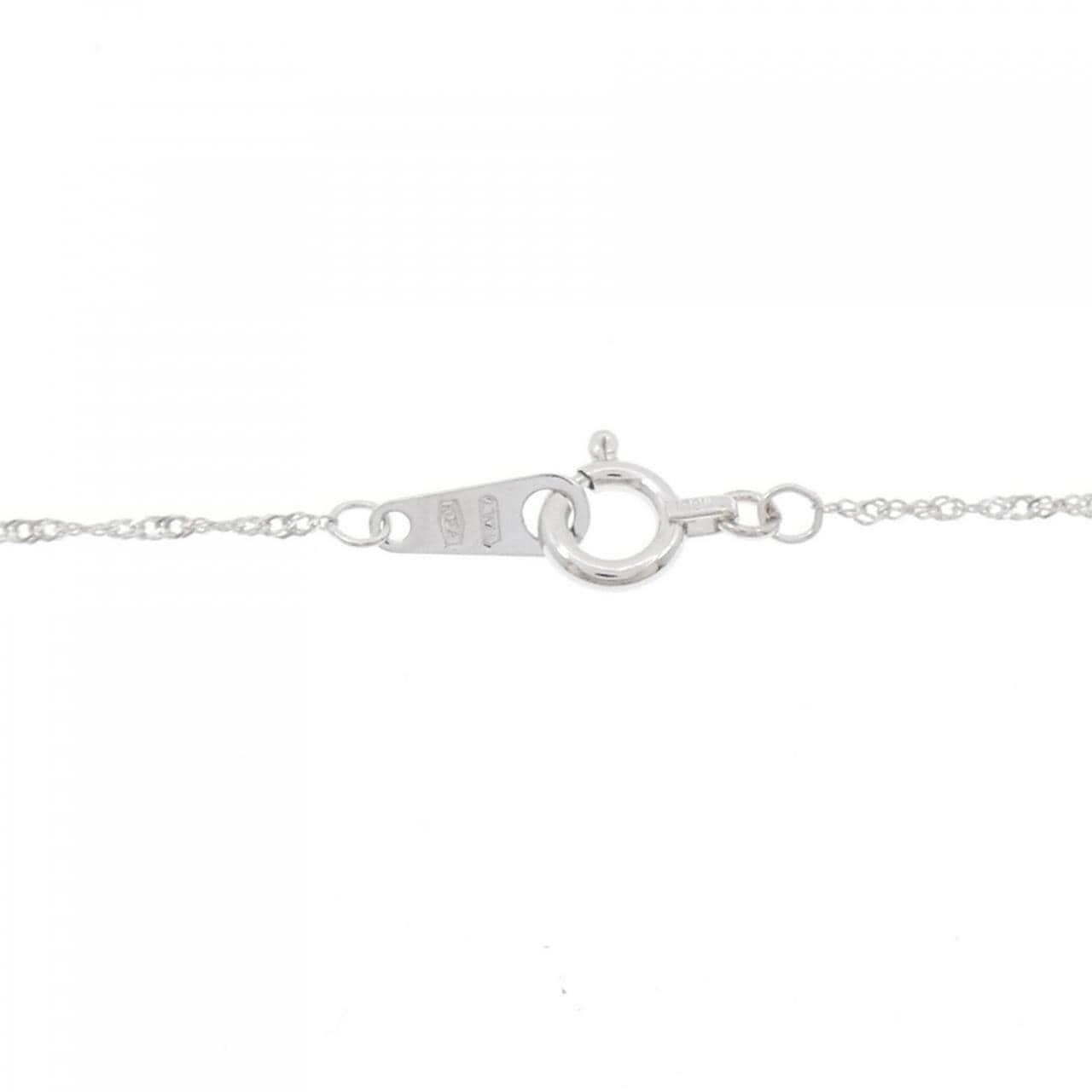 K18WG ダイヤモンド ネックレス 0.03CT
