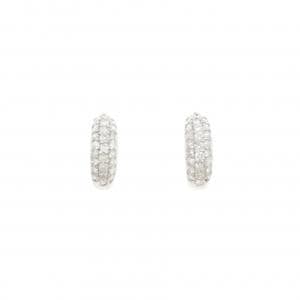 PT900 パヴェ ダイヤモンド ピアス 0.50CT