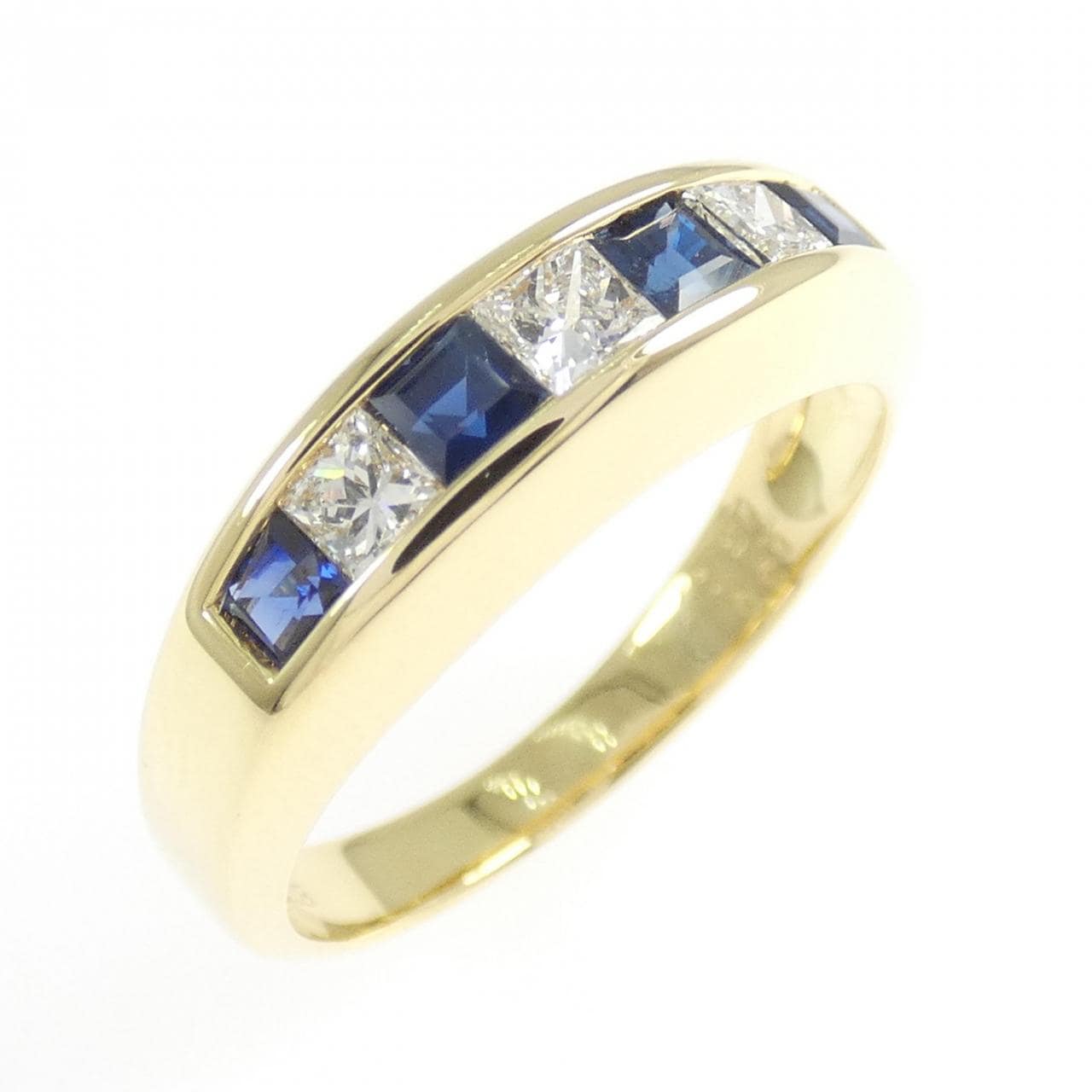 K18YG サファイヤ リング 0.54CT