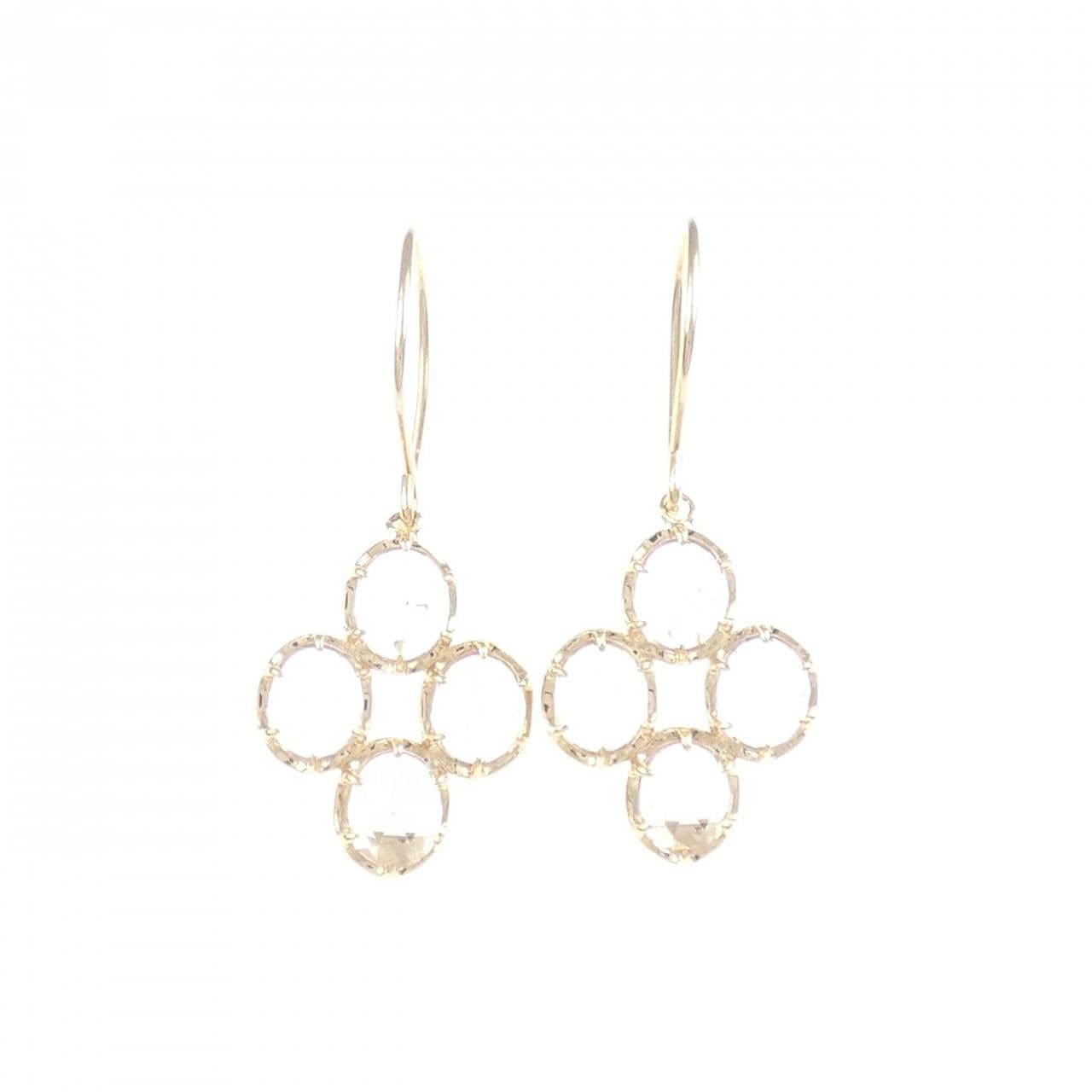 K10PG クオーツ ピアス