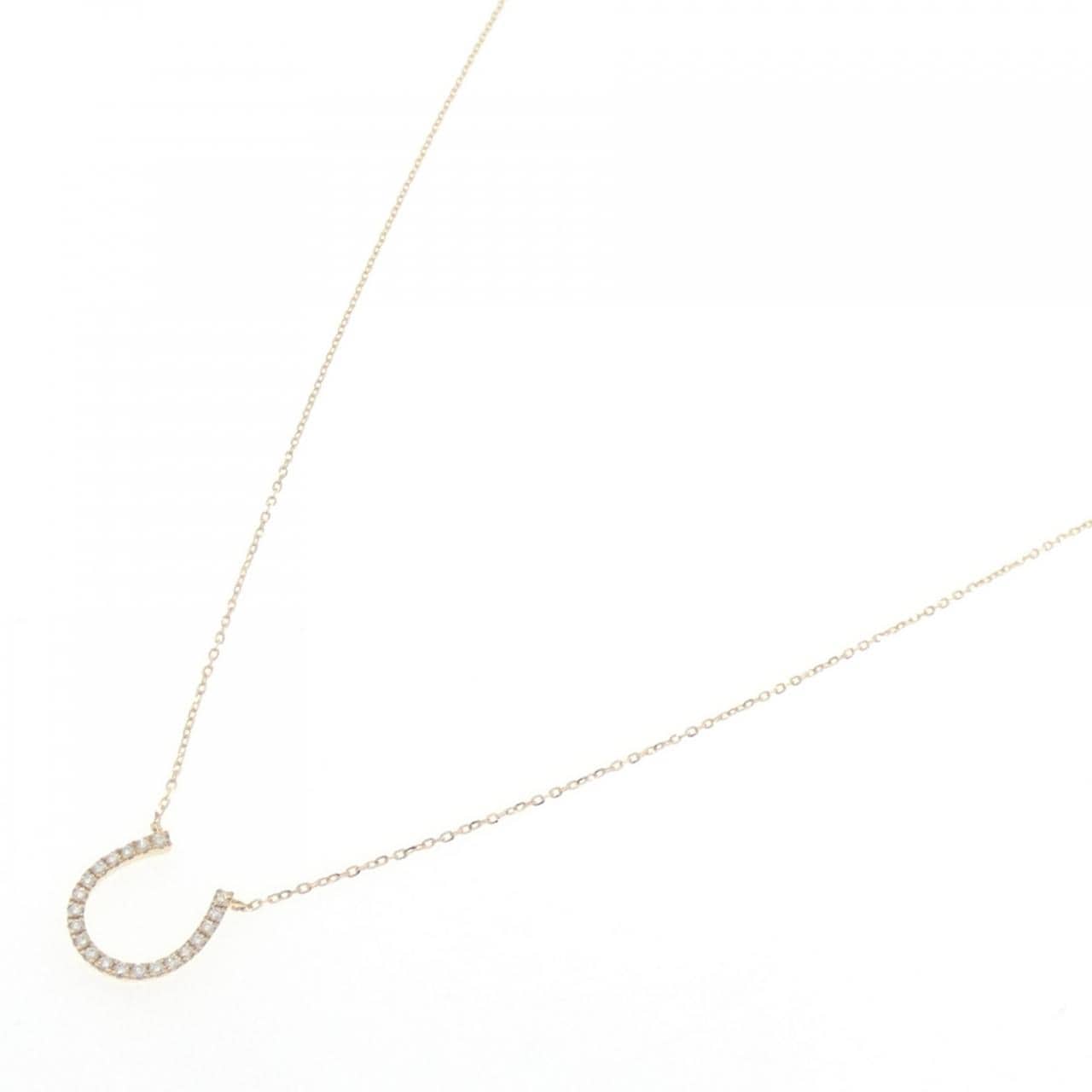 星星马形珠宝钻石项链 0.07CT