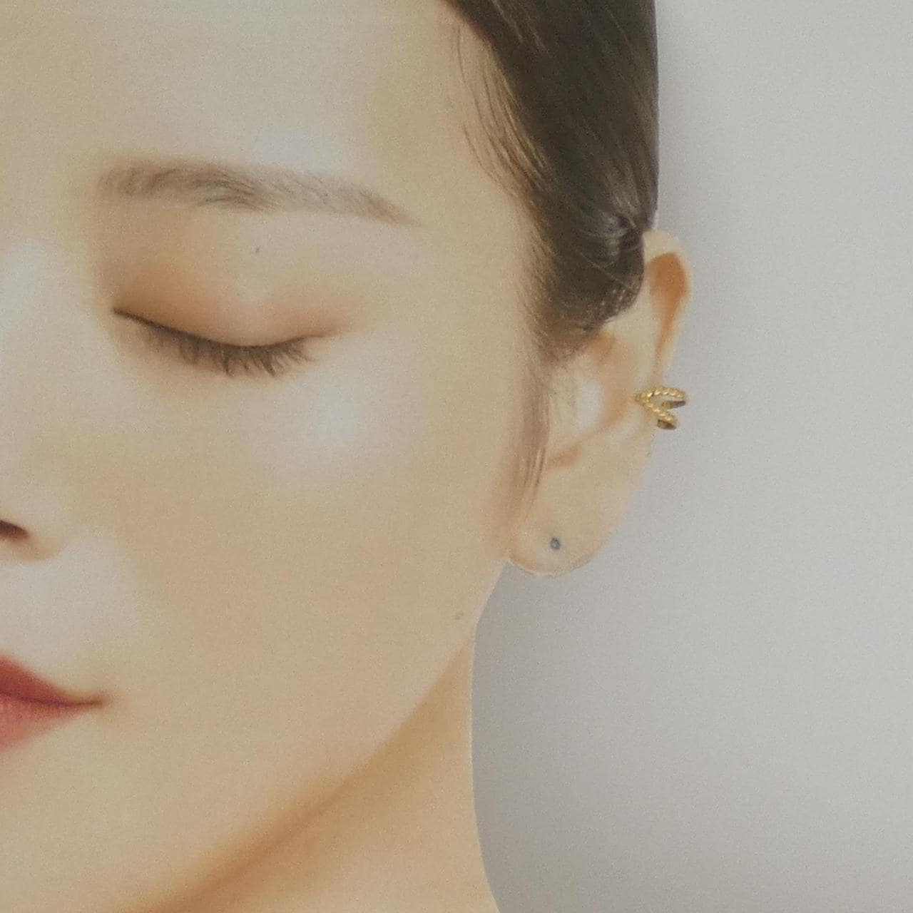 エテ K18YG イヤーカフ 片耳