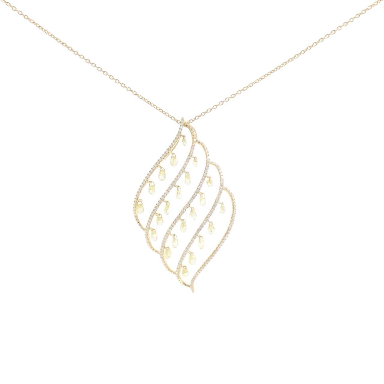 K18YG ダイヤモンド ネックレス 3.65CT