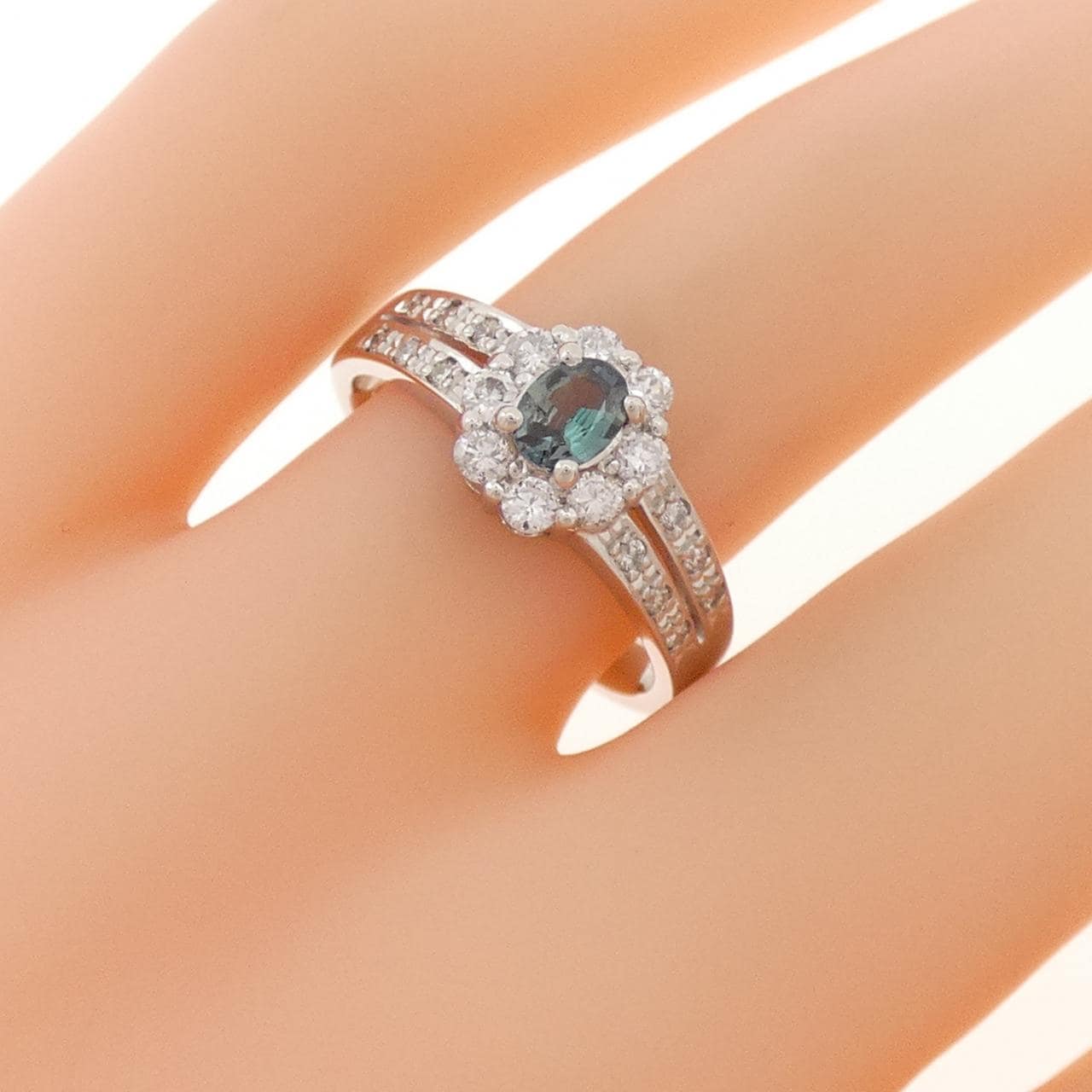 PT900 アレキサンドライト リング 0.27CT