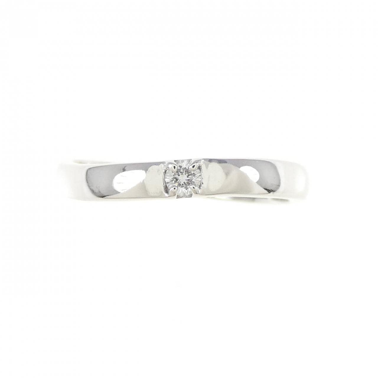 K18WG ダイヤモンド リング 0.05CT