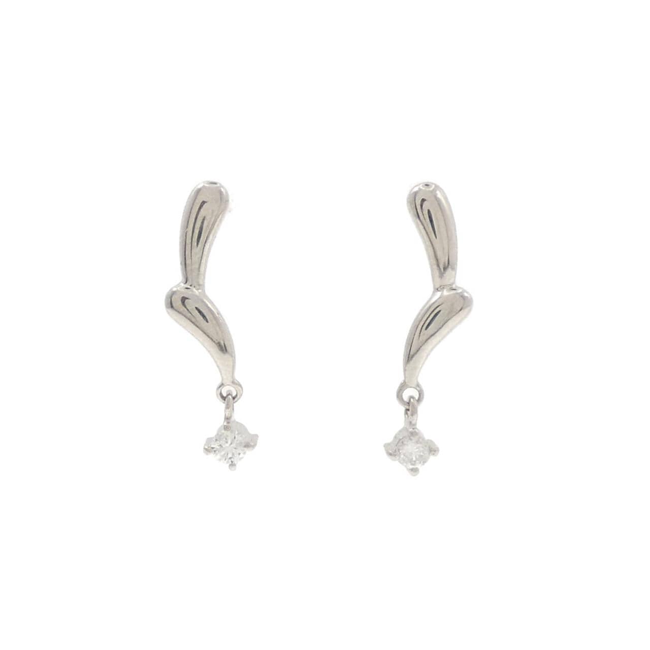 PT850/PT900 ダイヤモンド ピアス 0.10CT