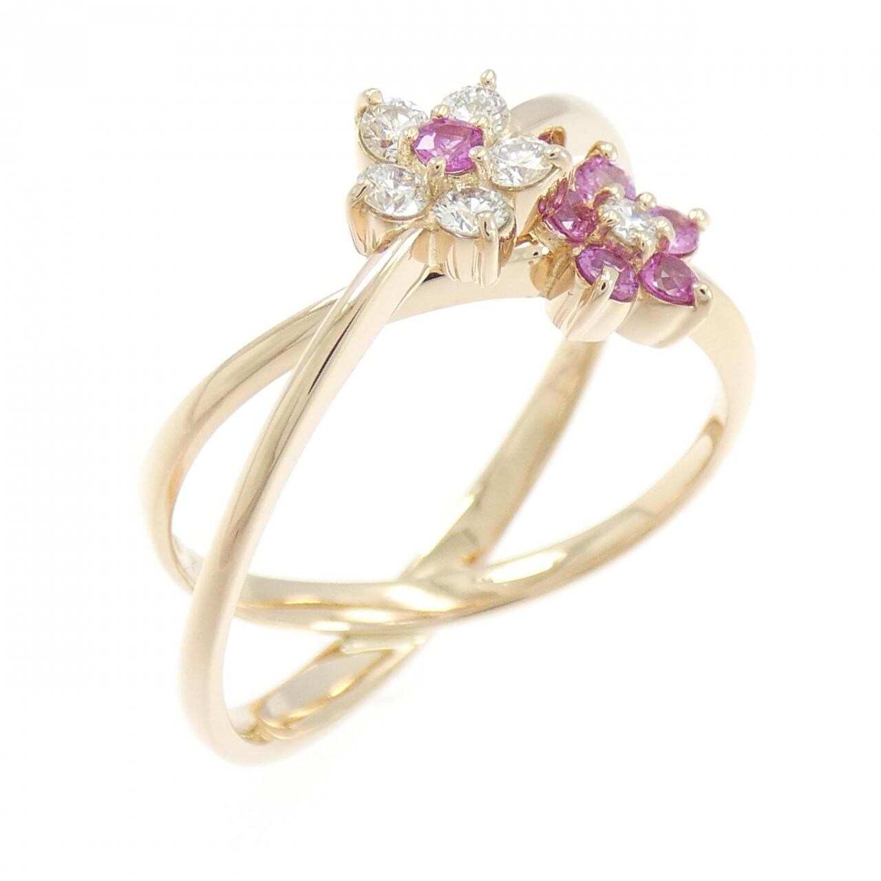 ポンテヴェキオ フラワー リング 0.22CT