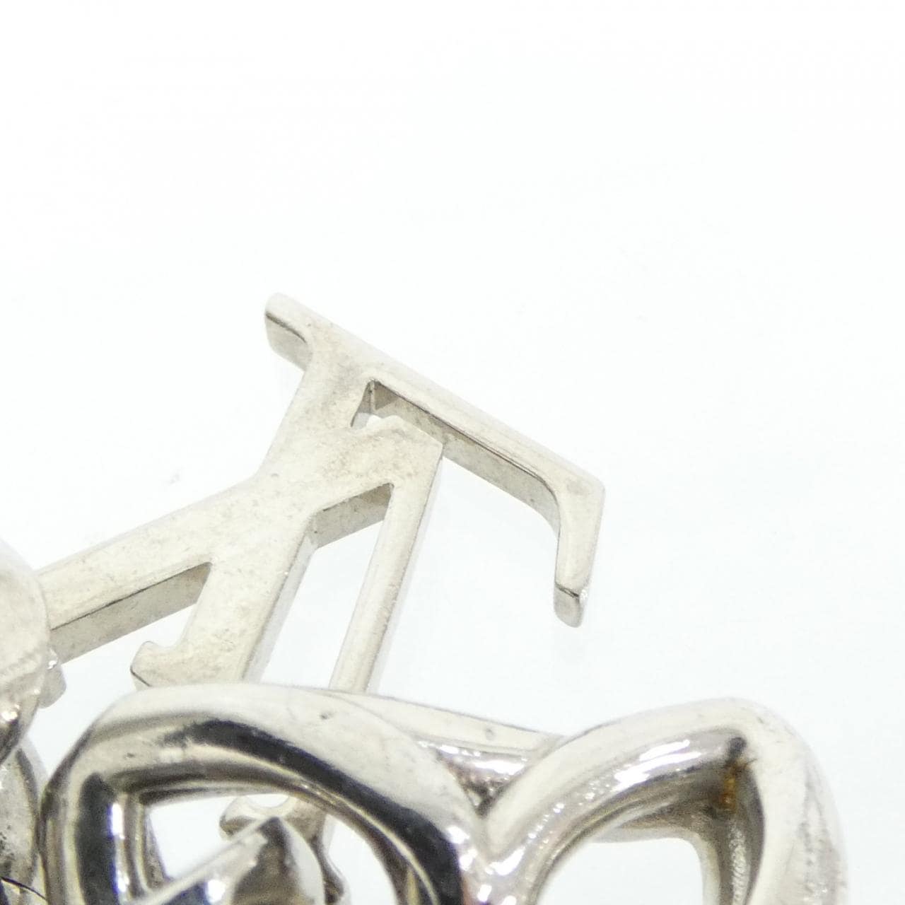 ルイヴィトン バッグチャーム モノグラム ジャイアント チェーン M01398 キーリング