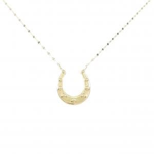 K18YG ホースシュー ネックレス