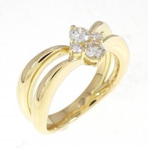 K18YG ダイヤモンド リング 0.28CT