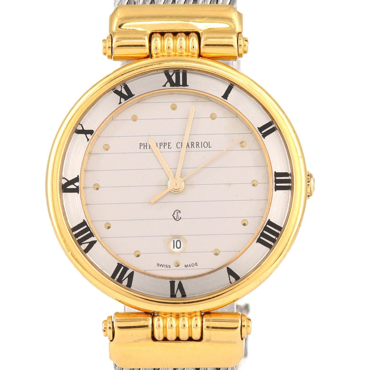 【ノーメンテナンス還元価格】フィリップシャリオール ケルティック コンビ SSxGP クォーツ