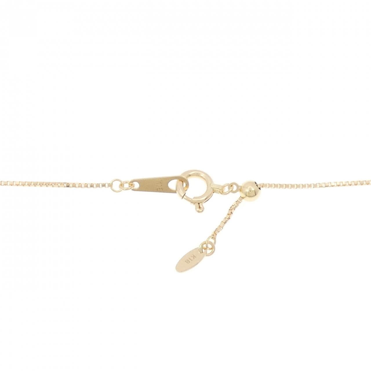 18KYG/K18YG ダイヤモンド ネックレス 0.25CT