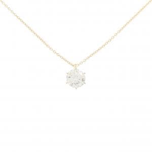 【リメイク】K18YG ダイヤモンド ネックレス 1.076CT H SI1 VG