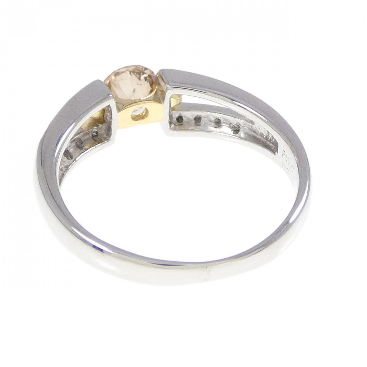 PT900/K18YG ダイヤモンド リング 0.69CT