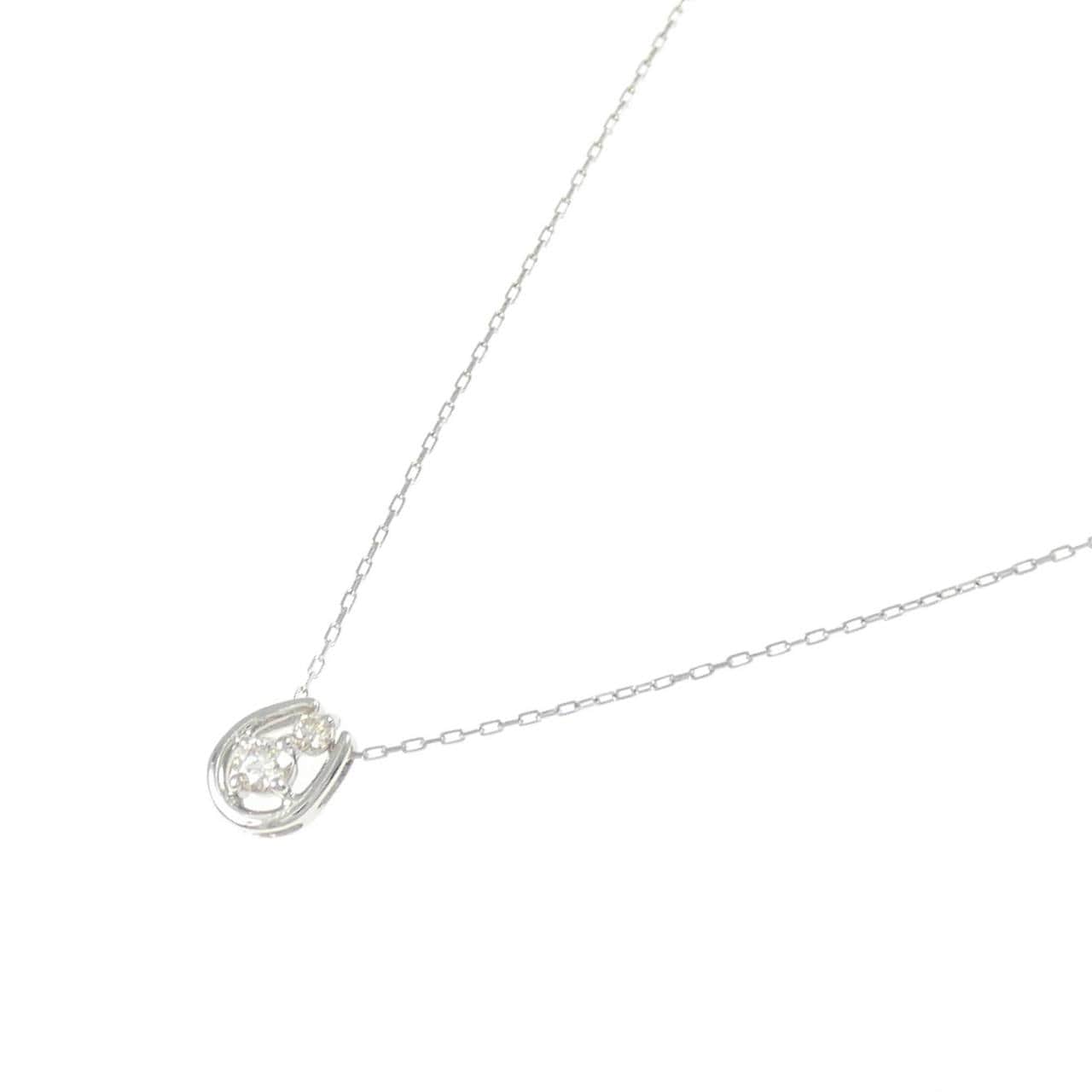 PT900/PT850 ダイヤモンド ネックレス 0.10CT