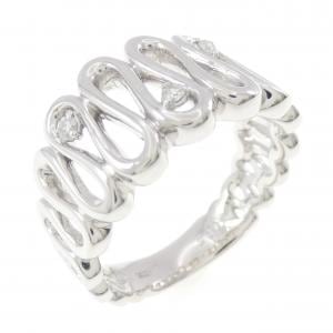 K18WG ダイヤモンド リング 0.05CT