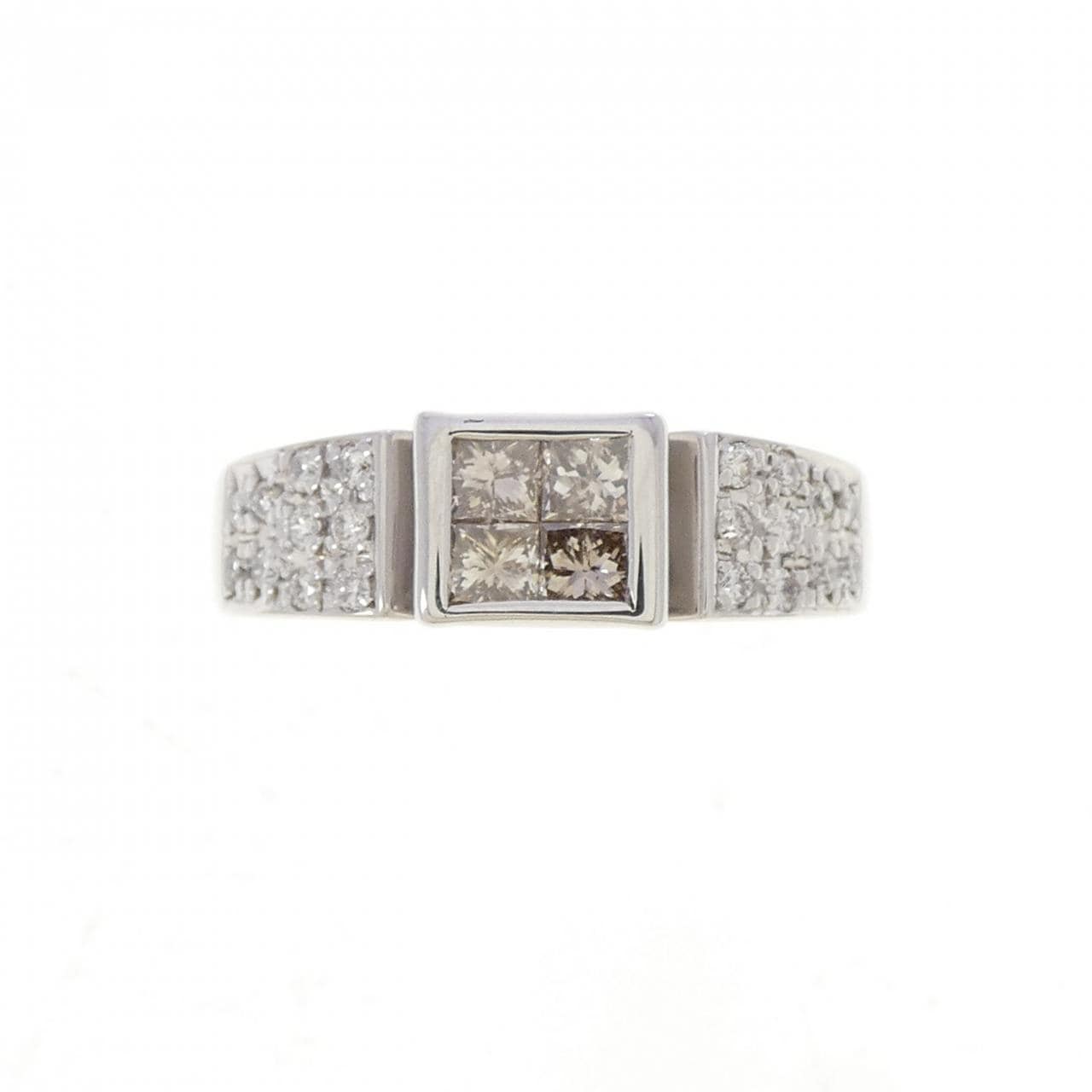 K18WG ダイヤモンド リング 0.40CT