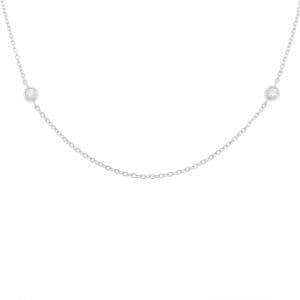 PT900/PT850 ダイヤモンド ネックレス 0.50CT