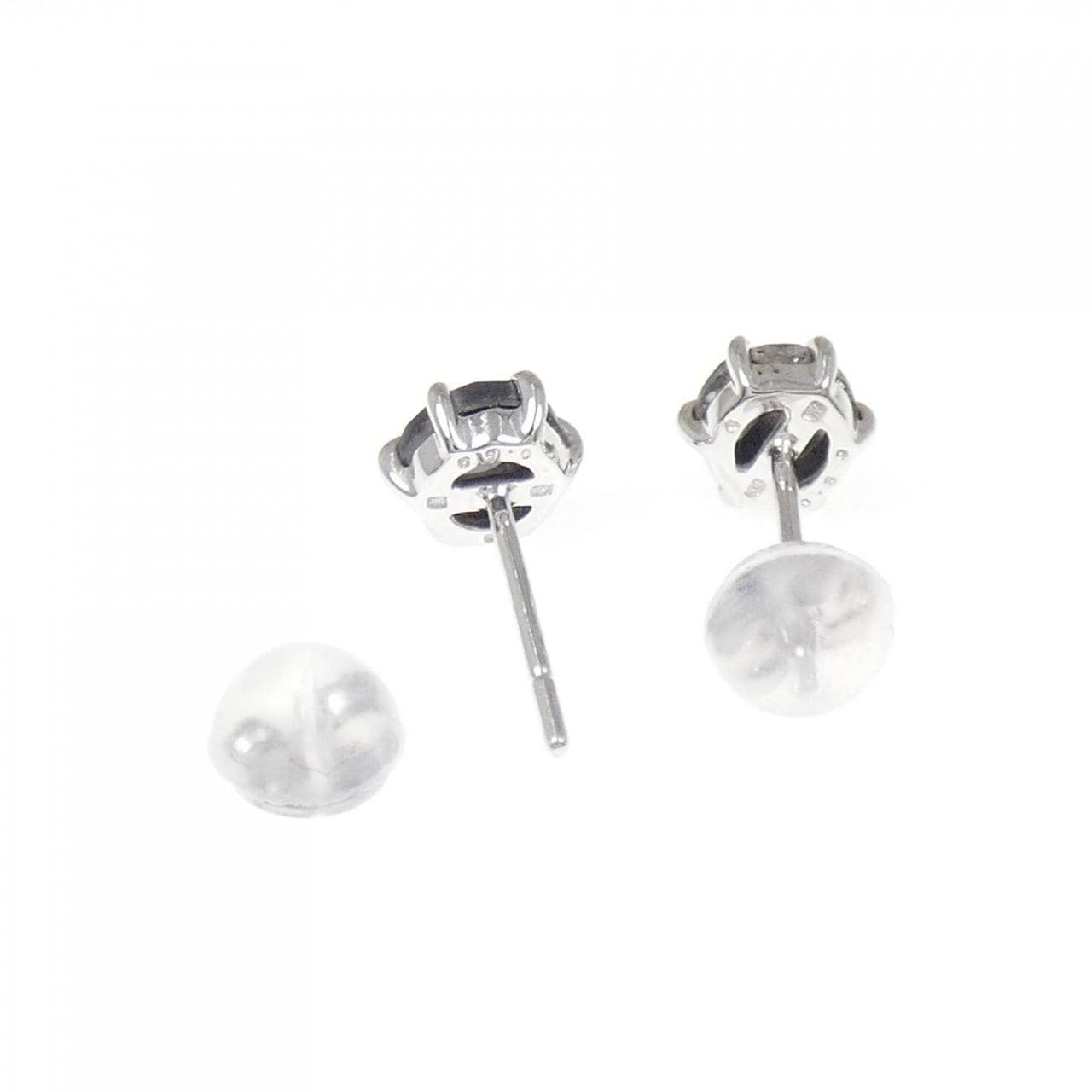 K18WG ダイヤモンド ピアス 1.18CT