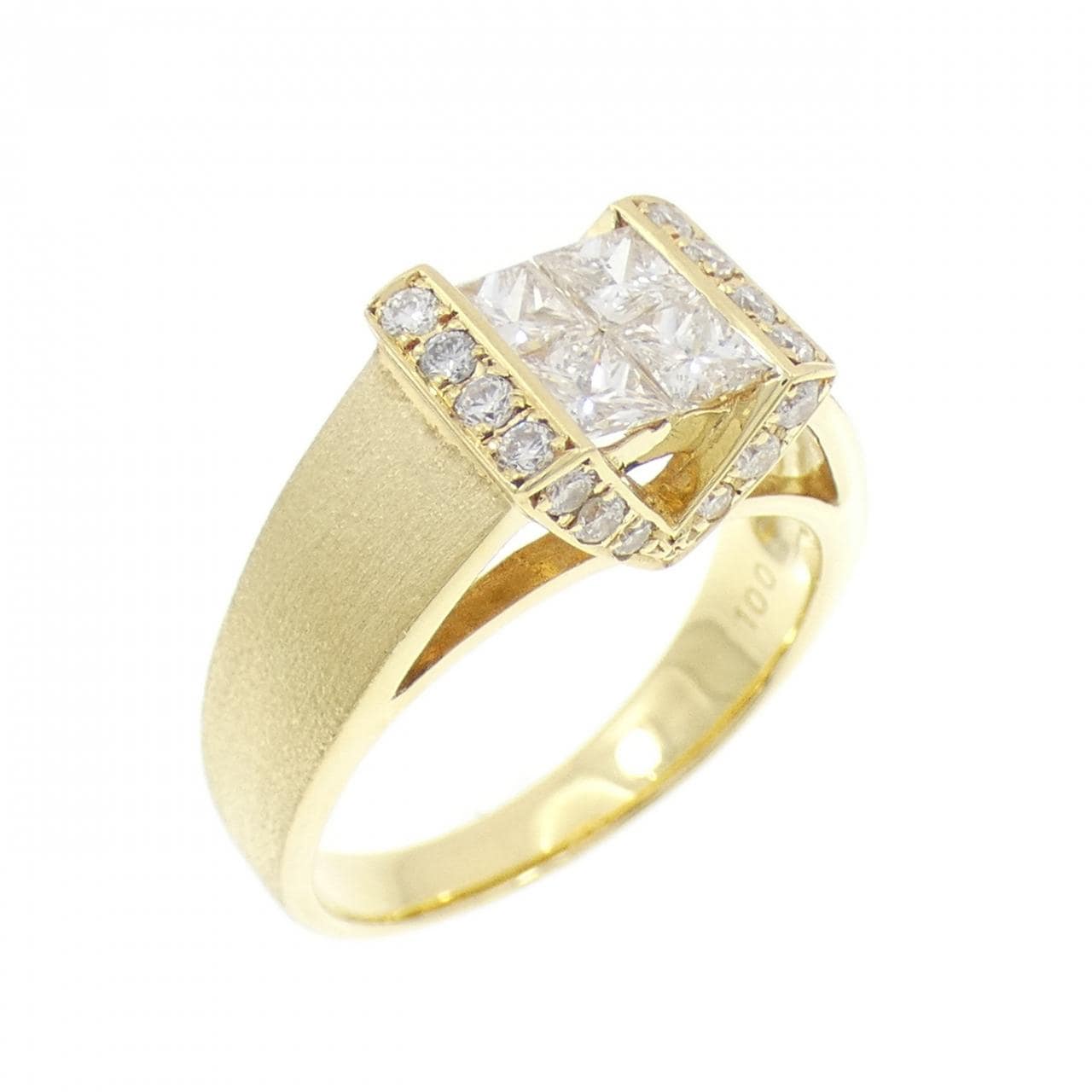 K18YG ダイヤモンド リング 1.00CT