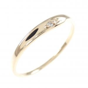 K18PG ダイヤモンド リング 0.01CT