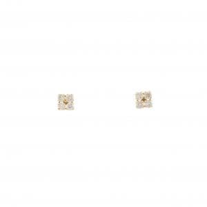 K18YG ダイヤモンド ピアス 0.06CT