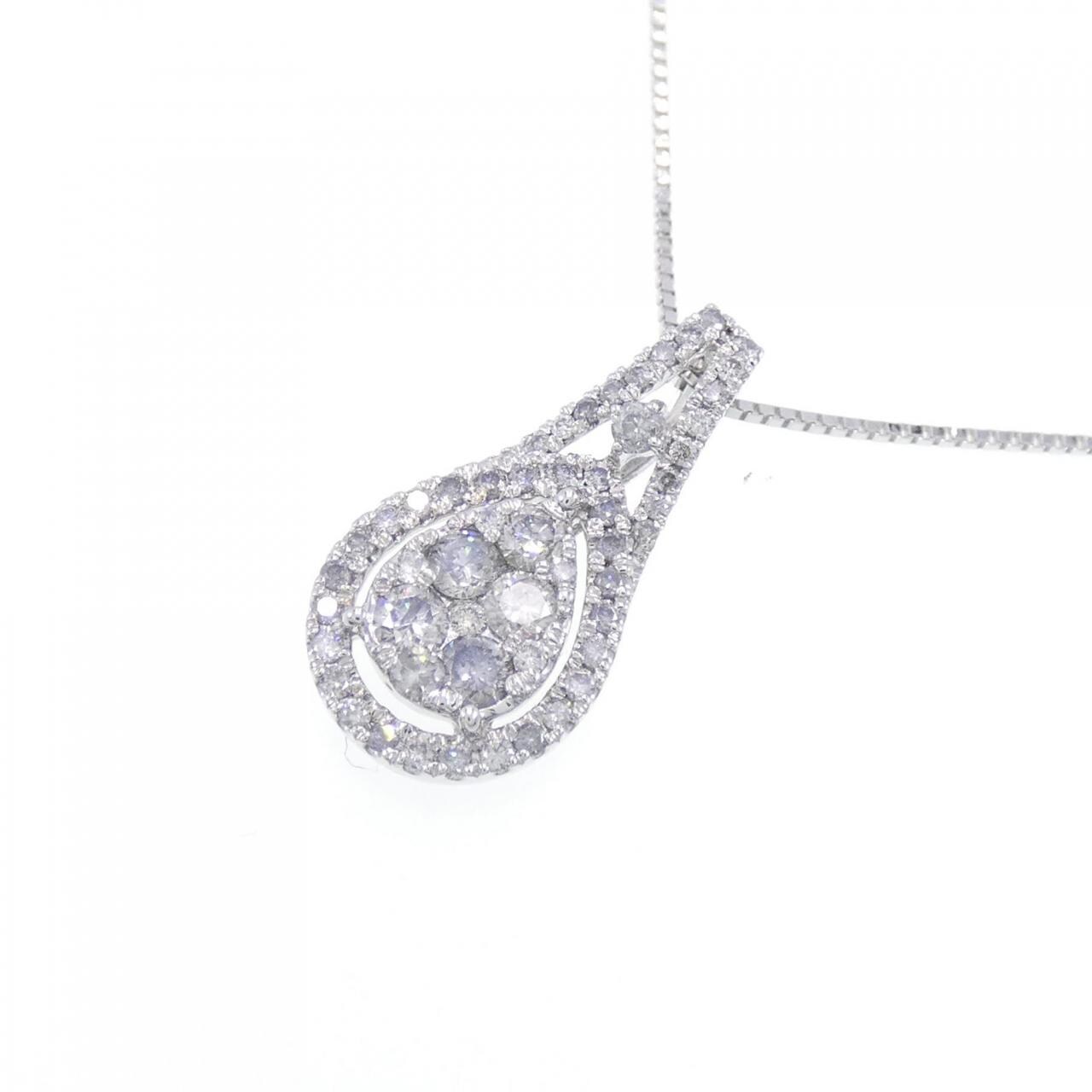 コメ兵｜K18WG ダイヤモンド ネックレス 0.55CT｜ジュエリー