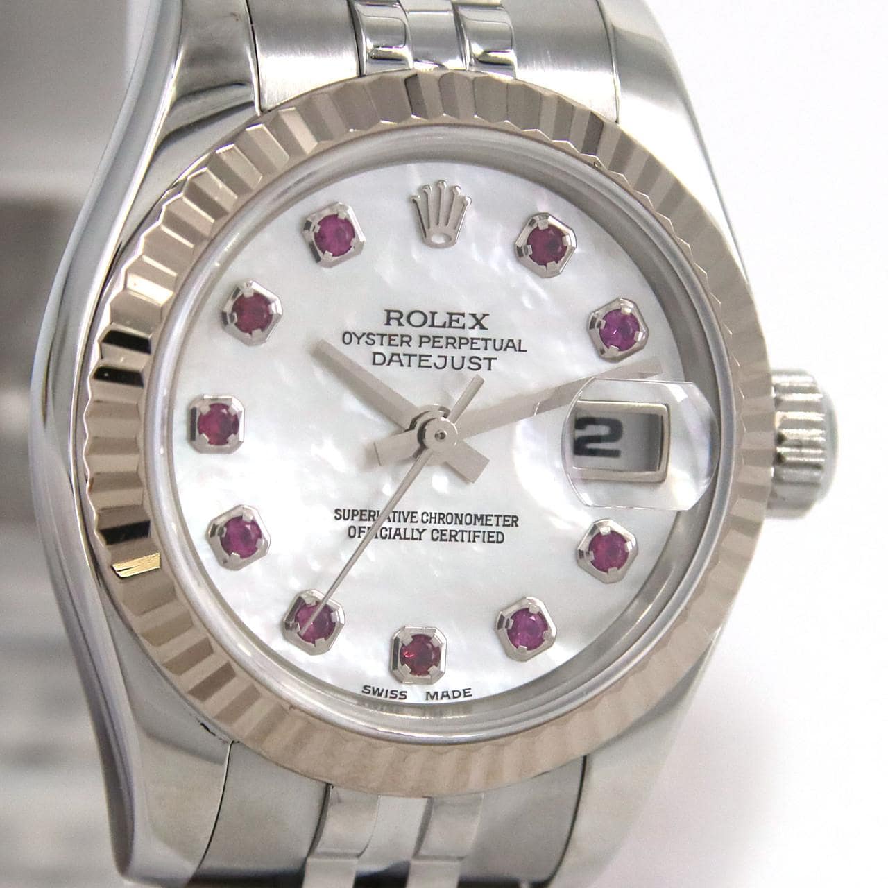 ROLEX Datejust 179174NGR SSxWG自動上弦D
