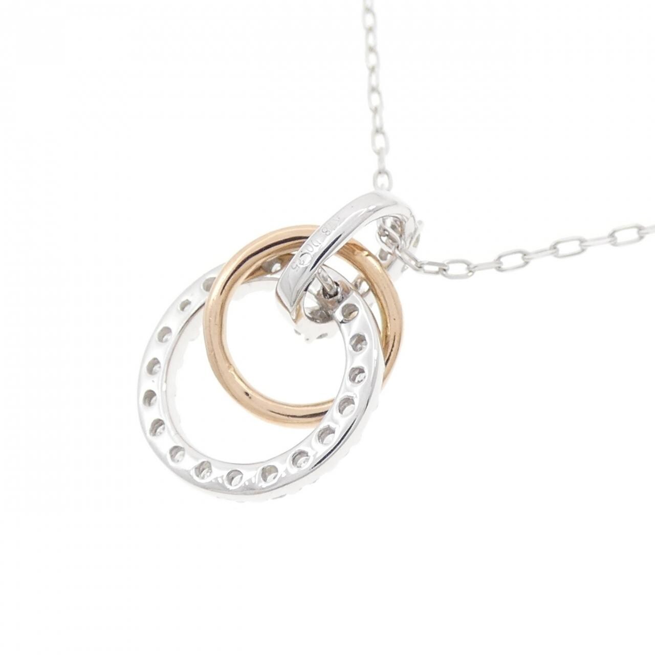 K18WG/K18PG ダイヤモンド ネックレス 0.25CT