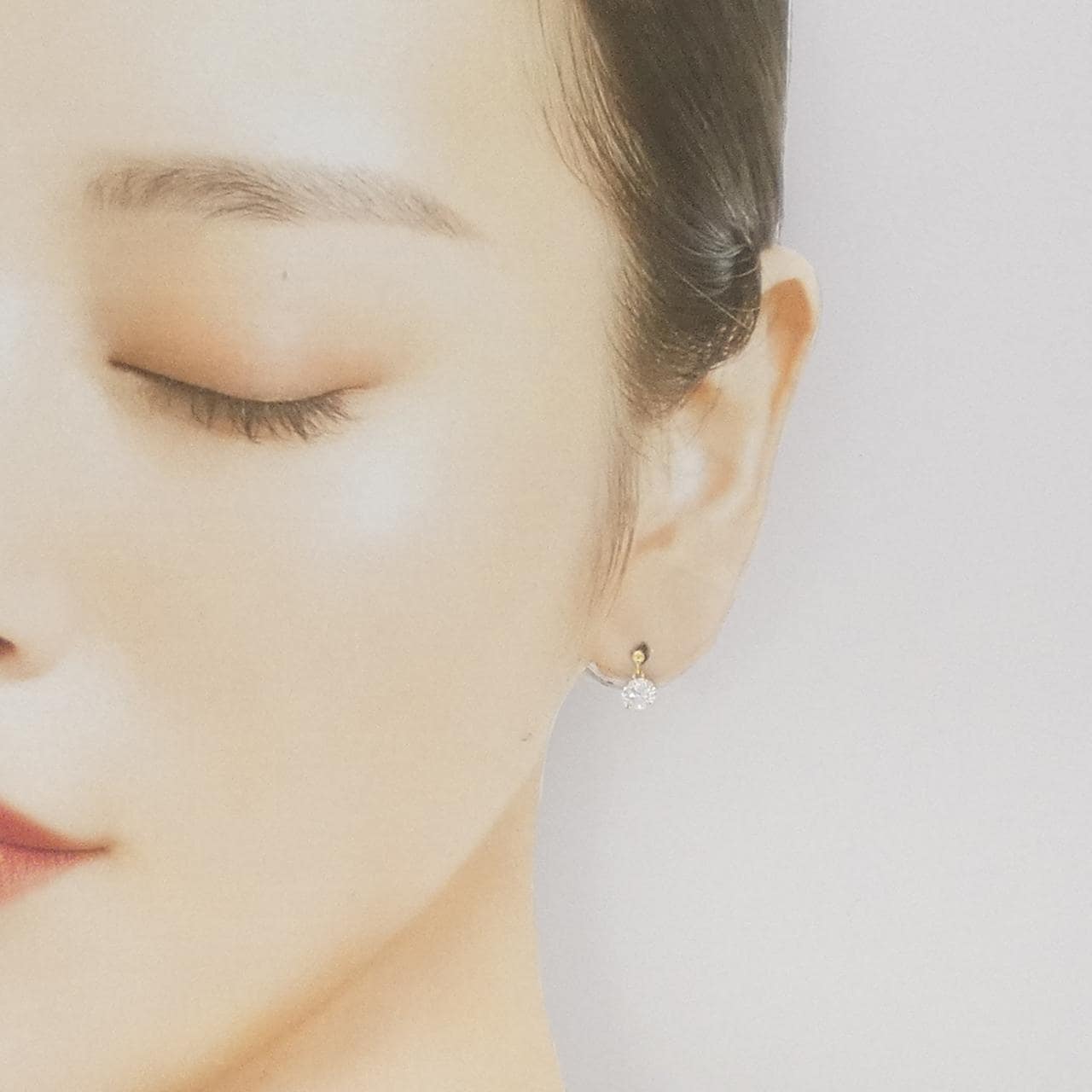 【新品】K18YG キュービック ピアス