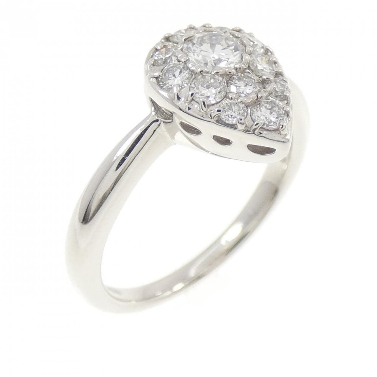 【新品】PT900 ダイヤモンド リング 0.50CT