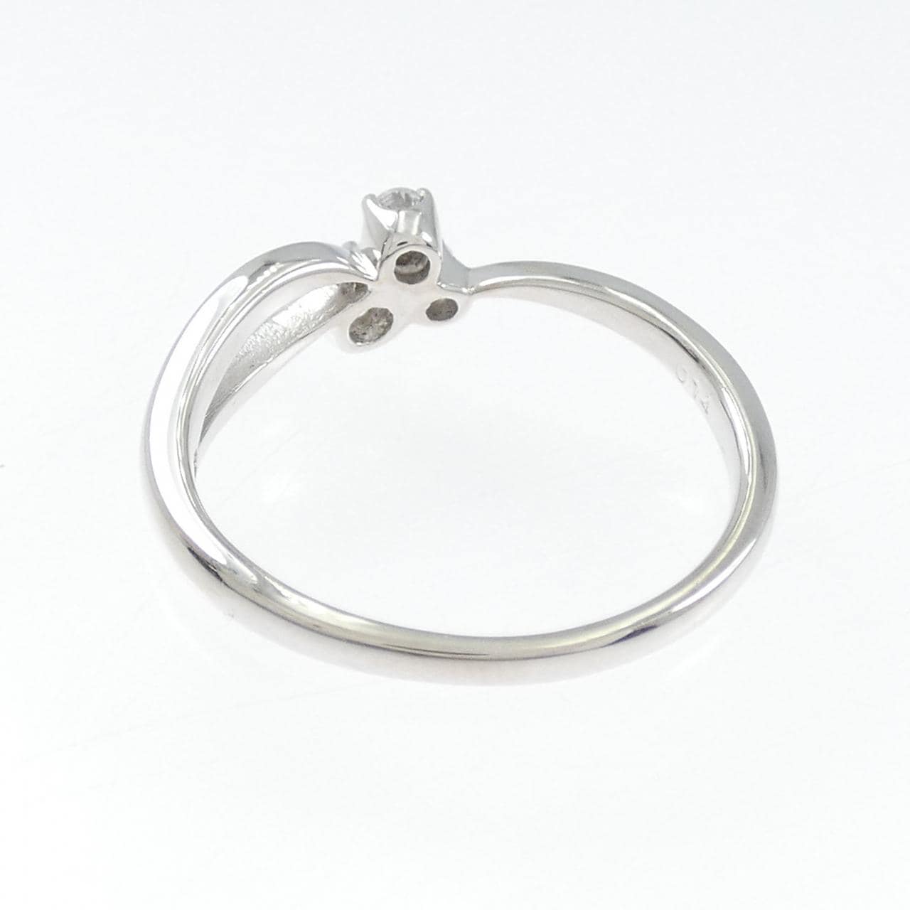 K10WG ダイヤモンド リング 0.14CT