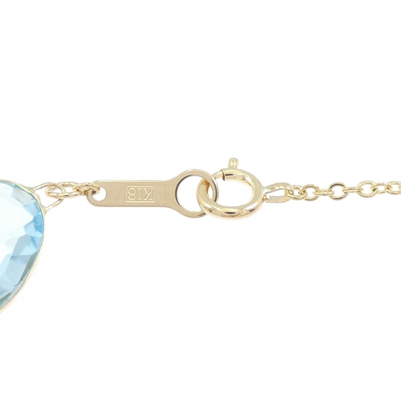 K18YG カラーストーン ブレスレット