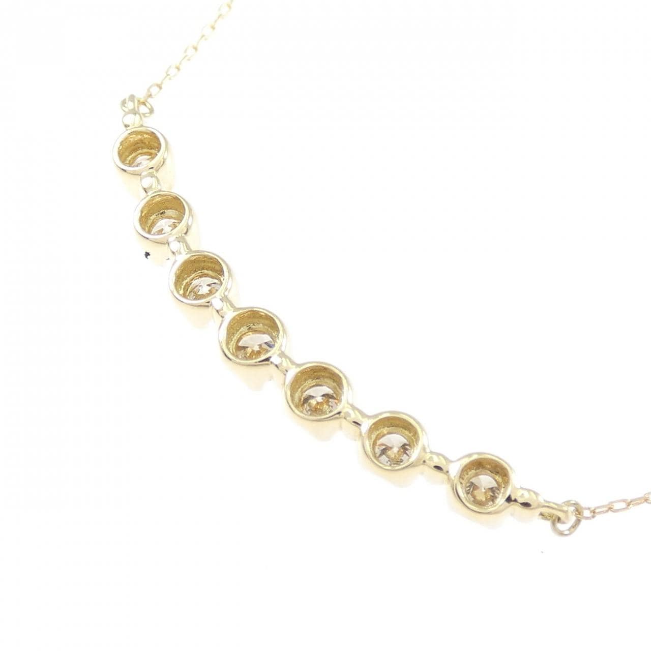 K18YG ダイヤモンド ネックレス 0.30CT