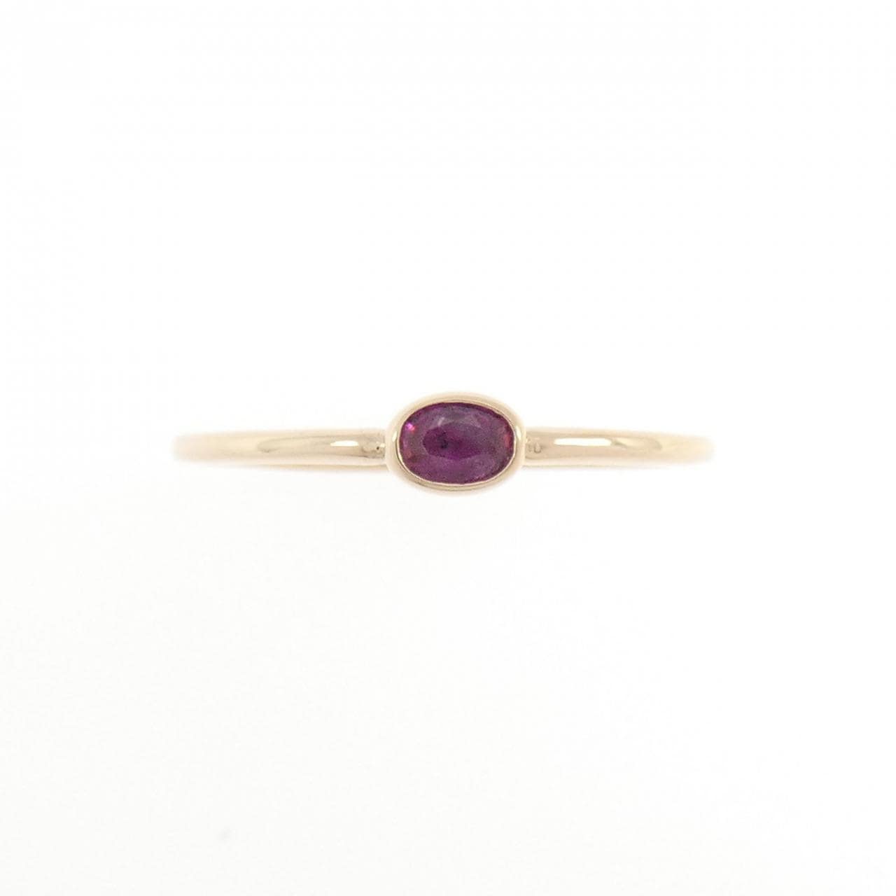 K18PG ルビー リング 0.17CT