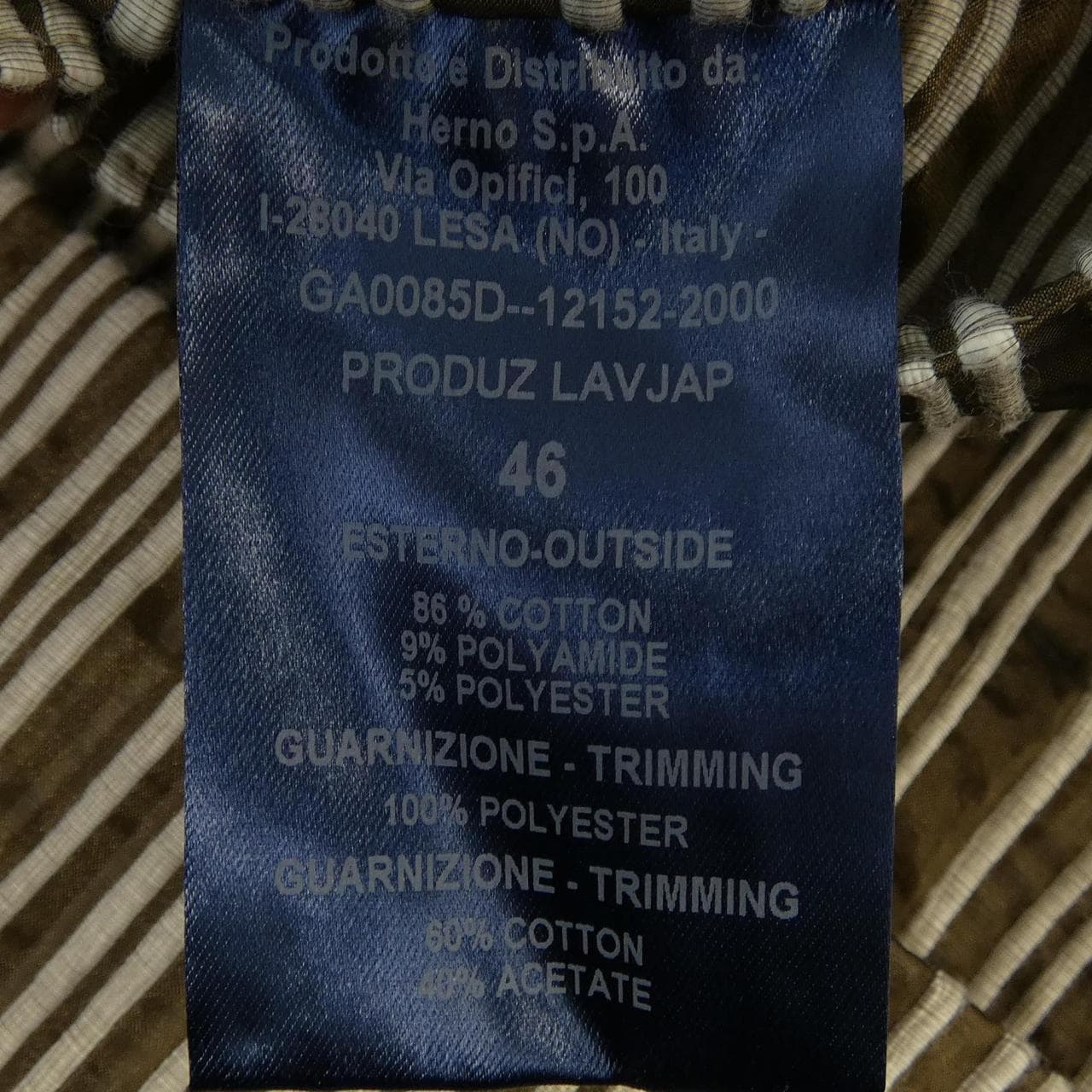 ヘルノ Herno GA0085D ジャケット