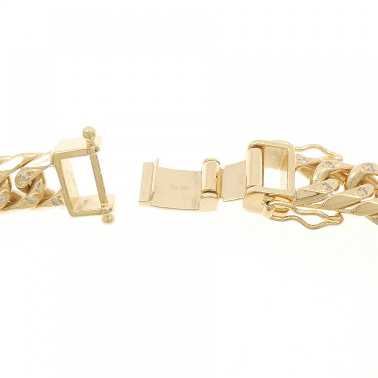 K18YG ダイヤモンド キヘイ ブレスレット 0.46CT 18cm