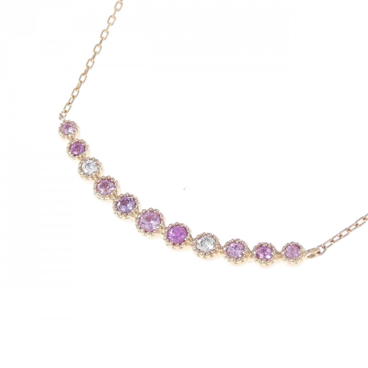 ポンテヴェキオ サファイヤ ネックレス 0.09CT