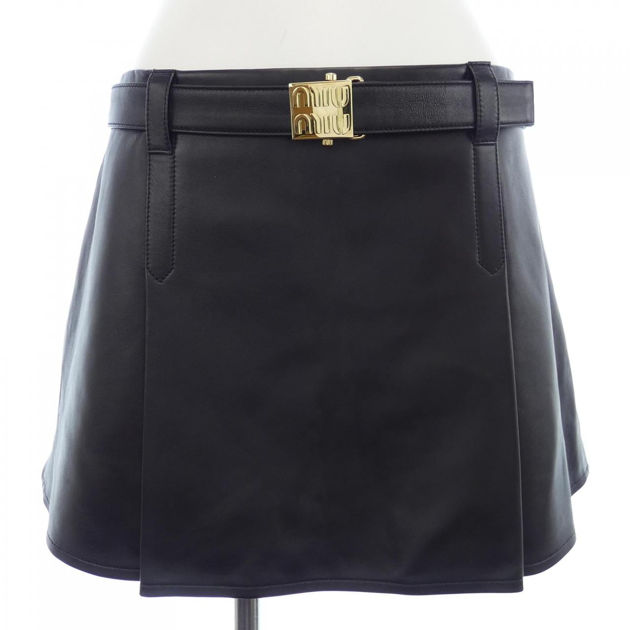ミュウミュウ MIU MIU MIUMIU ロゴ MPD757 SOOO 1395 スカート