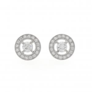 PT900 ダイヤモンド ピアス 0.634CT