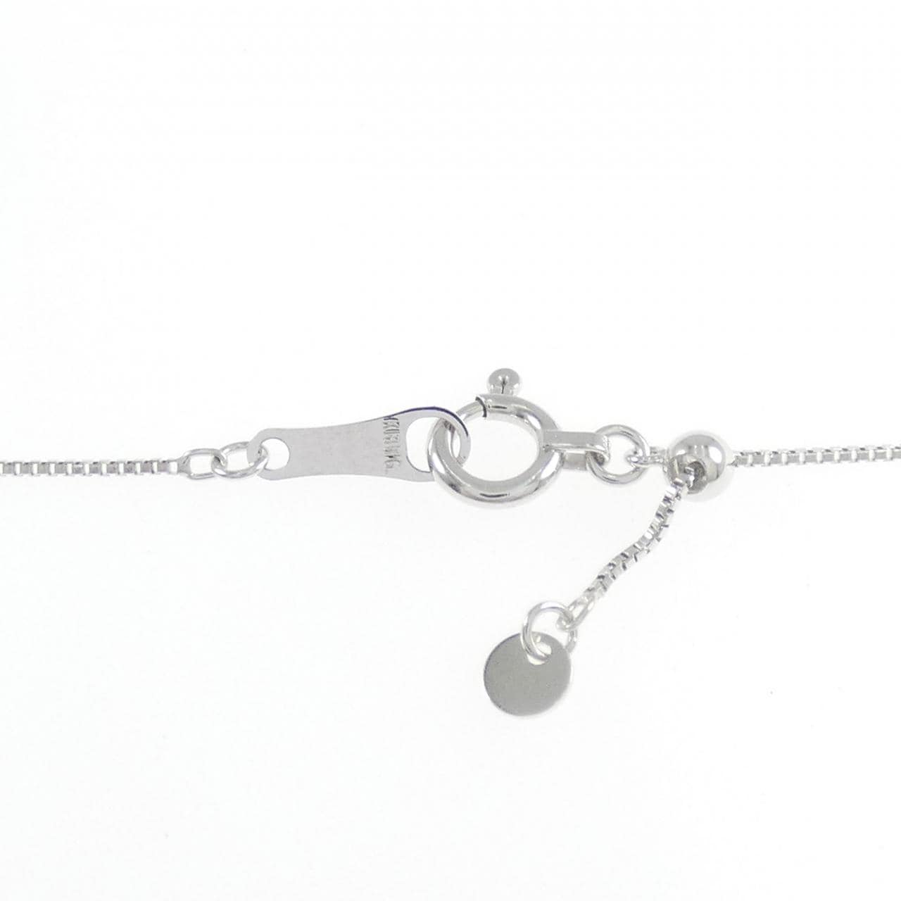 K18WG ダイヤモンド ネックレス 0.37CT