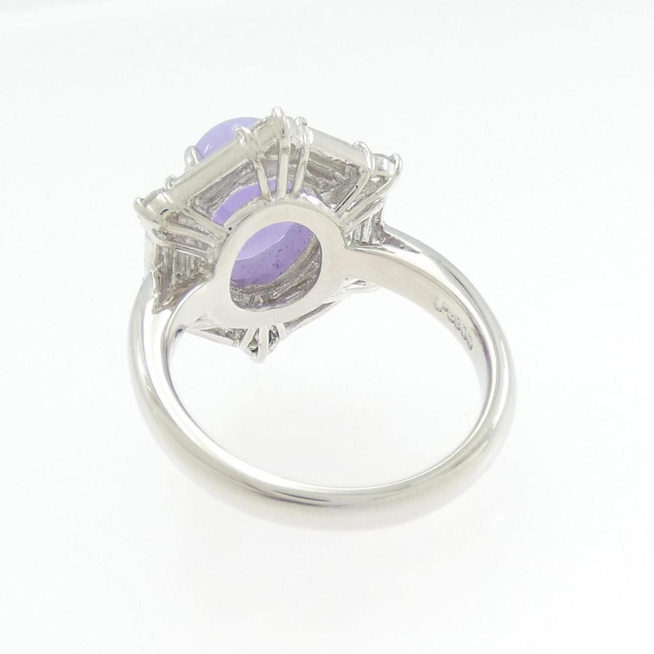 PT900 ラベンダーヒスイ リング 3.35CT