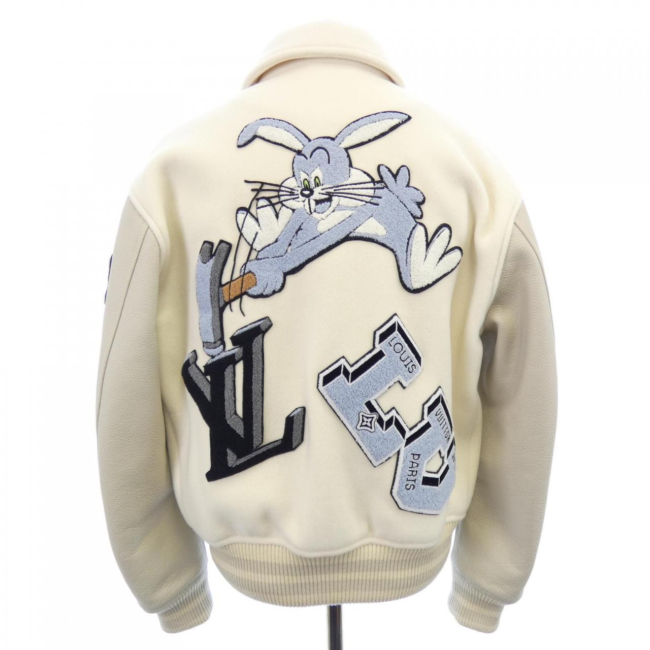 ルイヴィトン LOUIS VUITTON マルチパッチミックスドレザーバーシティブルゾン HNL91EMJY スタジャン