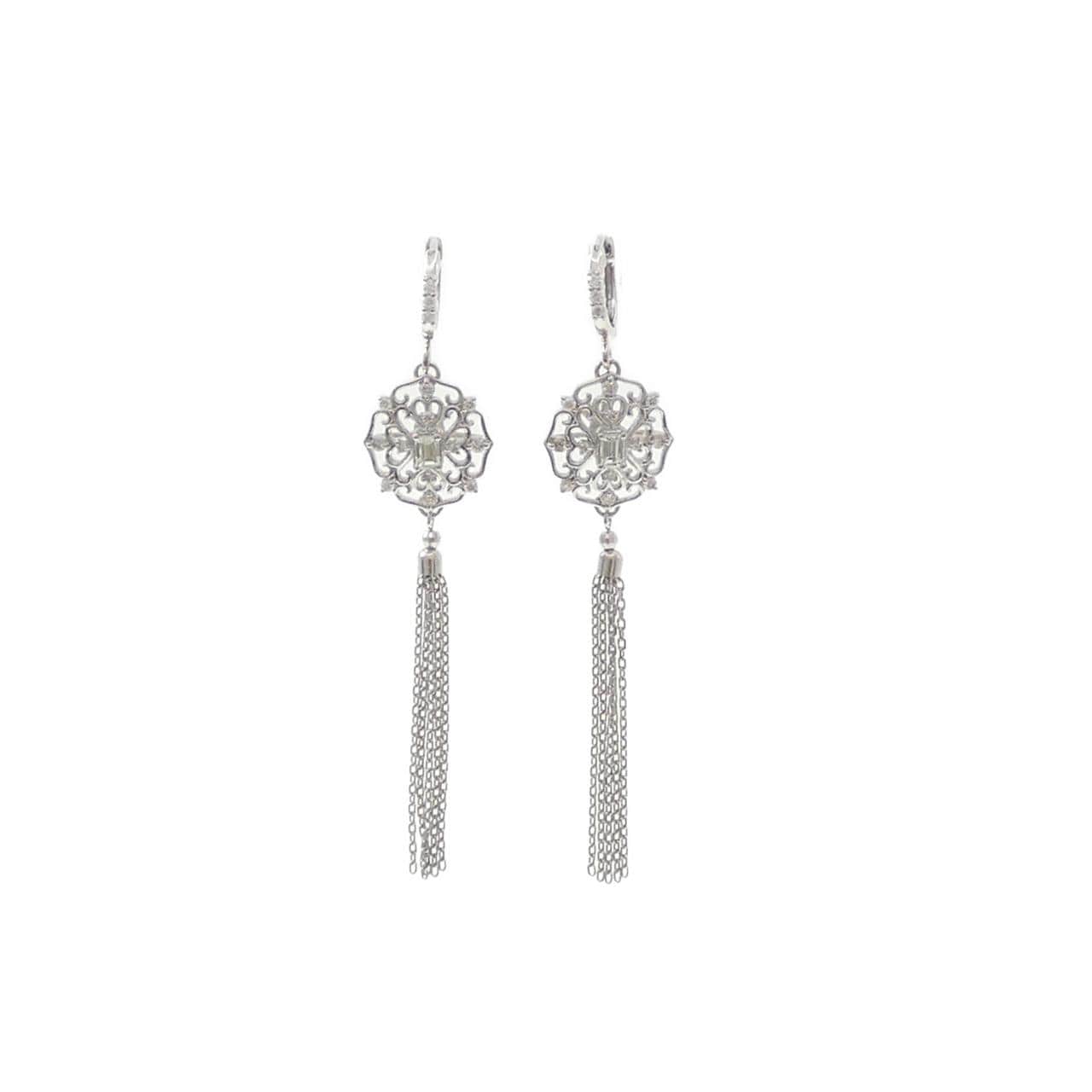 PT900 ダイヤモンド ピアス 0.42CT