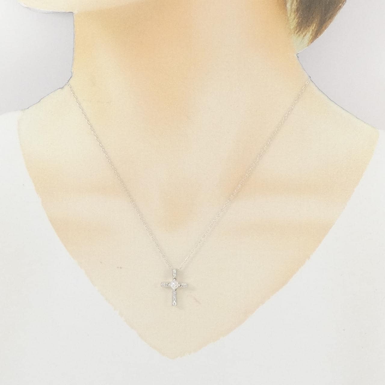 サ バース ダイヤモンド ネックレス 0.20CT