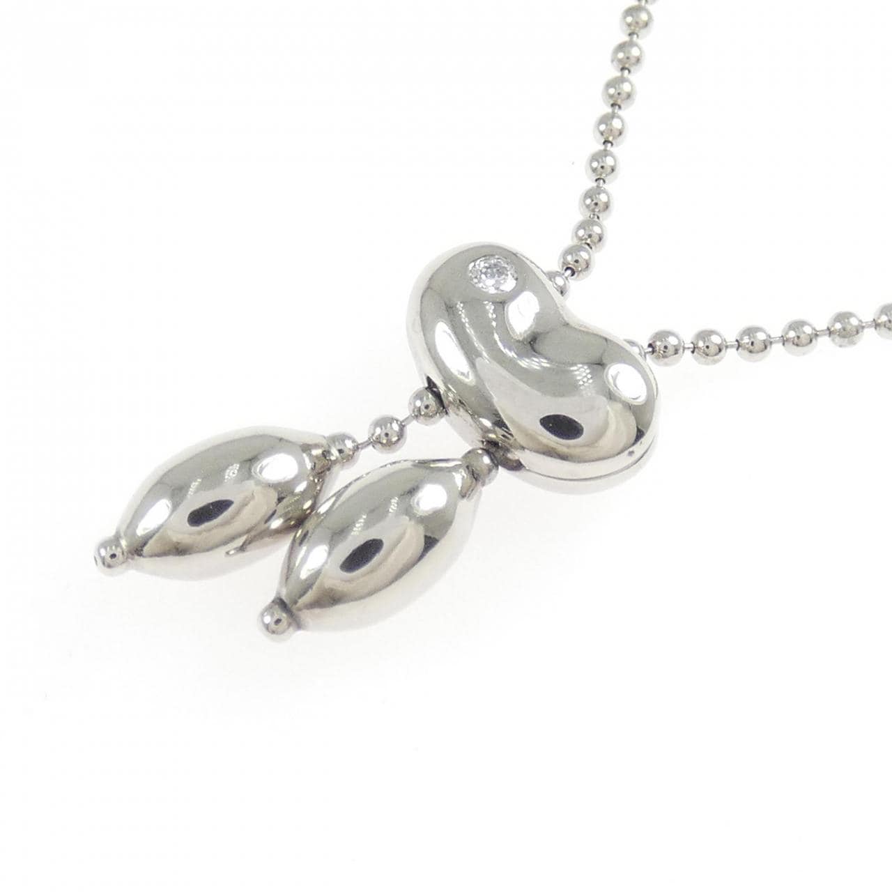 PT850 ダイヤモンド ネックレス 0.02CT