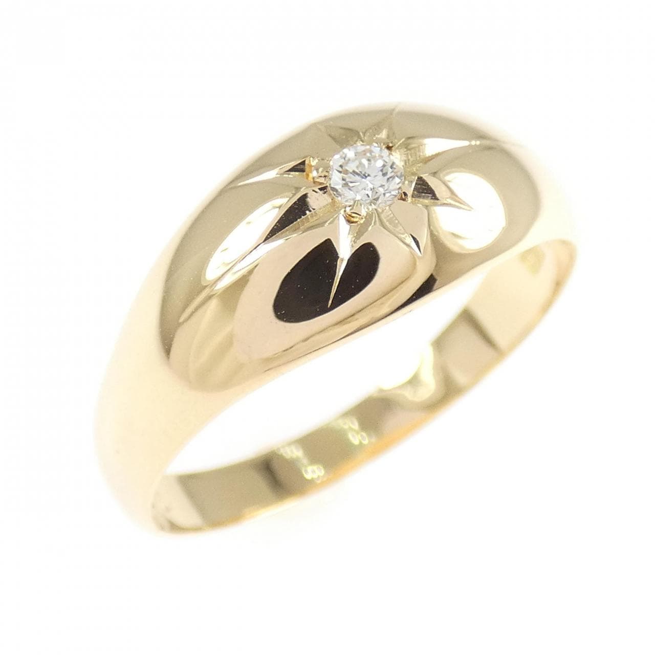 K18YG ダイヤモンド リング 0.05CT